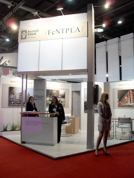 Fotos de nuestro stand en Cosmesur beautyworld Buenos Aires 2010